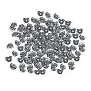 S SERENABLE 100 Pieces Earring Backs, Lockings Butterfly Metal Earplugs Back Stops Earring Backings for Ear Stud Earrings Jewelry Making