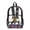 Floral Bee Print, variant on SEANATIVE Clear Backpacks for Girls Boys Preschool Elementary Kids Clear Backpack Transparent Bookbag See Through Daypack PVC Heavy Duty School Bag, British Bulldog Cartoon Dog