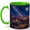 Green, variant on Desert Van Night Sky 11oz Ceramic Mug, Moonlit Cactus Road Trip Coffee Cup