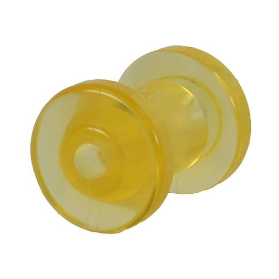 3 x 0.5 in. PVC Bow Roller - Yellow