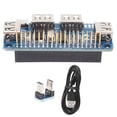 thumbnail image 1 of Módulo de placa de expansión USB con concentrador divisor de interfaz intercambiable para Raspberry Zero/Zero con 3B+, 1 of 14
