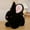 Black, variant on Toy 2023 Stuffed Animal Rabbit Doll Pendant Children Doll Birthday Living Room Decorations Caticorn Pillow