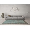thumbnail image 3 of Ahgly Company Machine Washable Indoor Rectangle Persian Light Blue Traditional Area Rugs, 3' x 5', 3 of 4