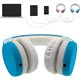 thumbnail image 2 of Auriculares para niños Yusonic con micrófono y conector de audio compartido, limitación de volumen, 2 of 3