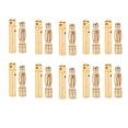thumbnail image 1 of 10 pares de conector Banana macho hembra de 4,0mm chapado en oro para motores ESC de batería Lipo RC, 1 of 10