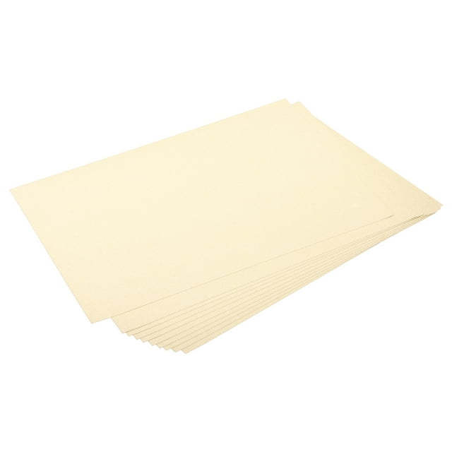 Unique Bargains Pearlescent Card Stock 50 Sheets, 8x11.5 Inch 92 Lb/250gsm, Champagne Gold