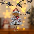 thumbnail image 1 of Recién llegado, accesorios colgantes para árbol de Navidad, Papá Noel, muñeco de nieve, Reno, oso, luz colgante, decoraciones navideñas, 1 of 4