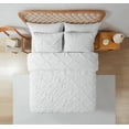 thumbnail image 2 of Home Trends 2-3 Piece White Pintuck Duvet Cover Set, 2 of 4
