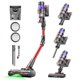 thumbnail image 1 of Aspiradora inalámbrica Ultenic, 550 W/50 kPa, 60 minutos de autonomía, tubo flexible de 180°, cepillo antienredos, aspiradora vertical inalámbrica con base de carga, aspiradora de mano para pelo de m, 1 of 5