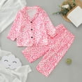thumbnail image 2 of Vividxx Girls Clothing Sets Toddler Boys Girls Long Sleeve Leopard Printed T Shirt Tops Pants Outfits 2-3 Years, 2 of 7