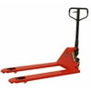 wesco 273454 cp3 pallet truck with handle, polyurethane wheels, 5500 lbs load capacity, 48-1/4" height, 48" length x 21" width