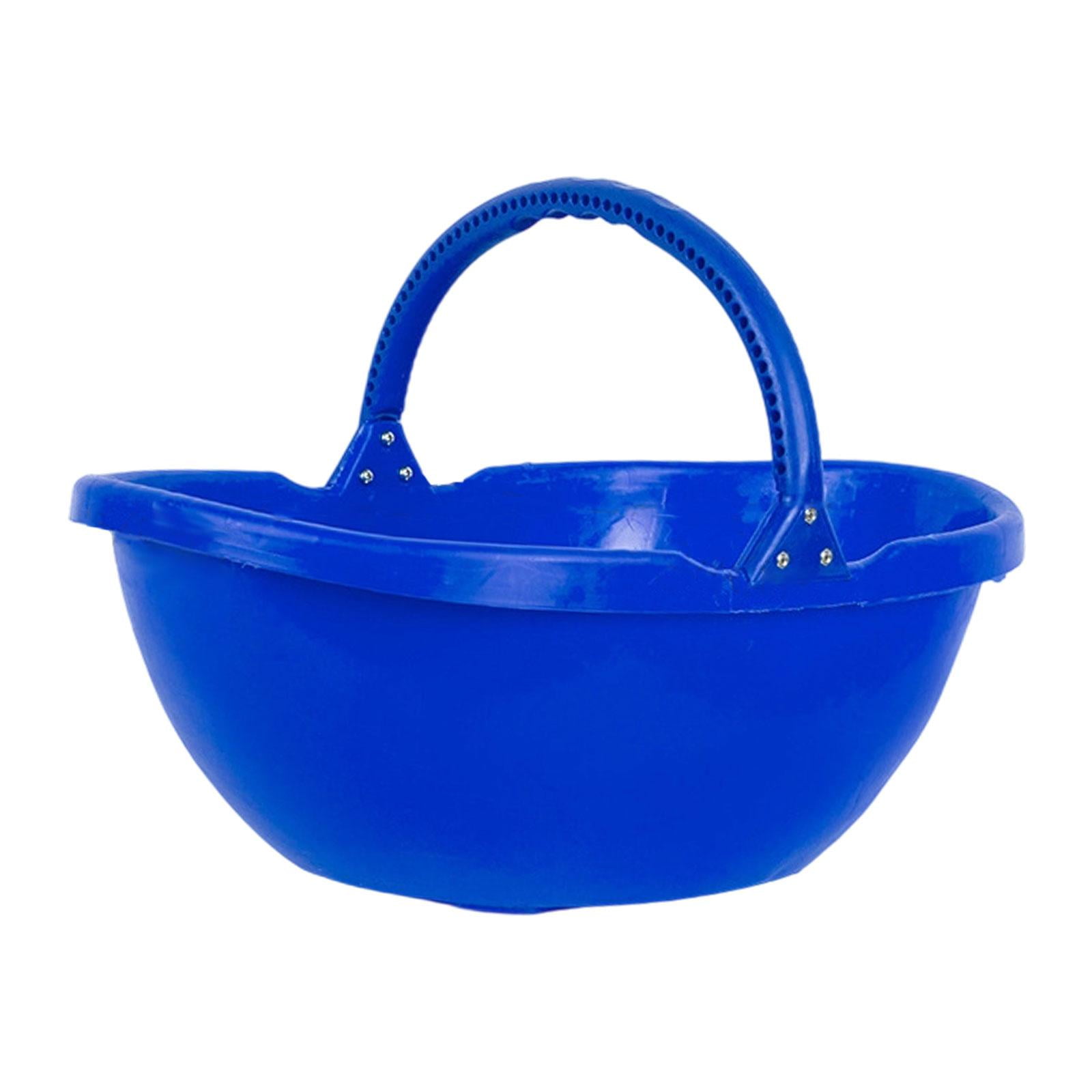 Miulika Garden Harvesting Basket, Picking Basket with Handle, Multipurpose Handheld Harvesting Tool for Lawn, Kitchen, Farm, Garden, Yard Blue
