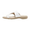 thumbnail image 2 of Eastland Tahiti II Women's Leather Thong Sandals Color: White Size: 6, 2 of 5