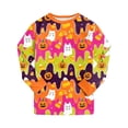 thumbnail image 5 of Leey-World Halloween Pajamas Kids Boys Soft Pajamas Kid Boys/Girls Clothes long sleeve 2pc Tee/Pants Pjs Set Toddler Fluff Sleepwear Outfits, 5 of 9