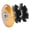 Gold, variant on Xirurus Aluminum Alloy Bicycle Headset Top Cap with Star Nut Kit, Universal Stem Cover for 28.6mm / 1.1 inches Fork Tube, Lightweight 29g / 1.0 oz MTB Road Bike Cycling Accessory - Gold