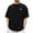 Black, variant on Polo T Shirts for Men 1/4 Short Sleeve Big & Tall Summer Tennis Tshirts Regular Fit Printing Crew Neck Summer Beach Basic Streetwear