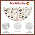 thumbnail image 4 of KLL I Love Dogs Christmas Tree Skirt 48" ,Party Decorations Farmhouse for Christmas Decorations Holiday Party, 4 of 6