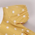 thumbnail image 4 of Baby Girls Sets Short Sleeve Polka Dot Romper With Headbands Outfit Set Clothes 2Pcs Baby Girls Clothing For 0-3 Months, 4 of 8