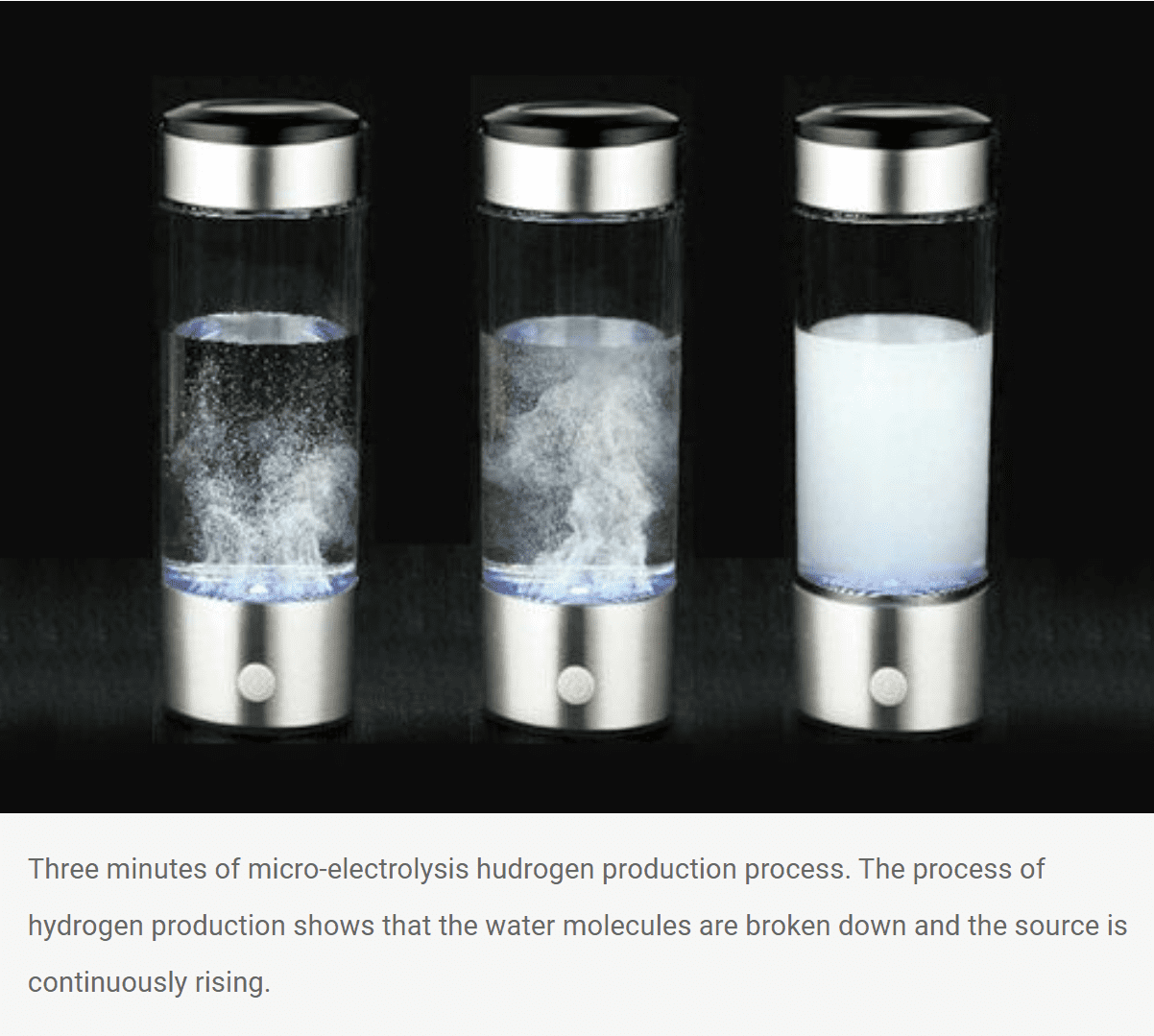 Hydrogen Water Bottle by EcoQuest