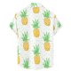 thumbnail image 2 of Camisas s Para Hombre Interior Hombres Moda Primavera Verano Casual Manga corta Turndown Neck Impreso Camisetas Top Blusa (White, 5XL), 2 of 5
