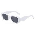 thumbnail image 2 of Dadaria Sunglasses for Women Fashion Shaped Sunglasses Transparent Candy Color Frameless Outdoor Party Anti-UV Glasses White One Size,Women, 2 of 2