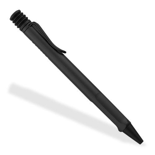 LAMY Safari Ballpoint Pen - Model 217, Charcoal Matte, With Ergonomic Grip & Black Ink Refill