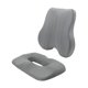 thumbnail image 2 of Cojín de respaldo y asiento para silla, cojín de respaldo grueso, soporte para asiento de coche Gris, 2 of 9