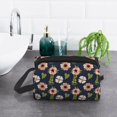 thumbnail image 6 of XMXT Large Capacity Makeup Bag, Small Pink Flowers Decorative Storage Bags Travel Toiletry Cosmetic Bag for Women Men, 6 of 9