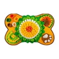 thumbnail image 2 of POLISE Spaces Bone Shaped Dog Snuffle Mat with Hidden Pockets, Interactive Scent Training and Slow Feed Puzzle Mat for Dogs and Small Pets, 2 of 7