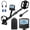 black, variant on Towallmark Professional Metal Detector for Adults & Beginners, 4 Modes, 10" Waterproof Coil, LCD Display with Pinpoint, Lightweight for Gold, Coins, Jewelry Hunting, Green