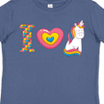 thumbnail image 4 of Inktastic I Love Unicorns Girls Toddler T-Shirt, 4 of 5