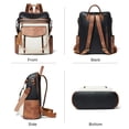 thumbnail image 3 of Mochila Shrie Fashion de piel para mujer, color negro, 3 of 6