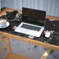 thumbnail image 3 of Long Mouse Pads for Desk,Pioneer Flower Floral Print Pattern Desk Mats on Top Of Desks, Desk Mouse Pad Extra Large with 3mm Non-Slip Base and Stitched Edge for Gaming,Office,Work,Home 35.4"x15.7", 3 of 6
