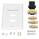 thumbnail image 2 of Interfaz multimedia RCAHD Placa Ethernet VGA, enchufe multimedia HD Multimedia Audio Video Toma de pared Placa de salida TVAV para el hogar Durabilidad extendida, 2 of 8