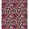 thumbnail image 3 of Ambesonne Botany Duvet Cover Sets, Pinkish Blackberries Pattern, 2-Twin, Raspberry Lime Green, 3 of 4