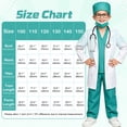 thumbnail image 2 of Marendyee Doctor Costume for Girls and Boys Kids Scrubs Nurse outfit With Set including a stethoscope Dress Up Cosplay Halloween Toddler 12T 11-12Years, 2 of 27