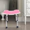 thumbnail image 1 of OFFIGAM Coussin de Bain Respirant pour Adultes Chaises de Douche Rose XPE 1Pcs, 1 of 6