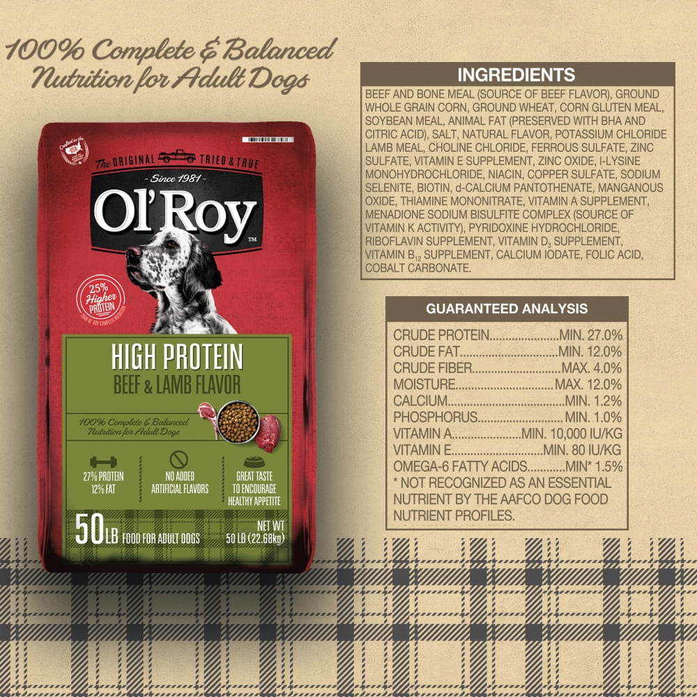 ol roy high performance ingredients