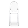 thumbnail image 2 of Aron Living 18.5" Mid-Century Plastic Crystal Dining Chairs in Clear (Set of 4), 2 of 7