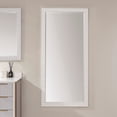 thumbnail image 5 of Vinnova 714068-MIR-WH 68 in. Savona Rectangular Bathroom & Vanity Wave Framed Wall Mirror, White, 5 of 5