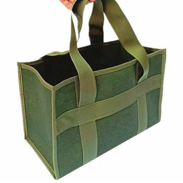 Simple Canvas Tool Bag Pouch High Strength Tool Storage Organizer For Electrician Tools Waterproof N6R8 Garden Moving Stora