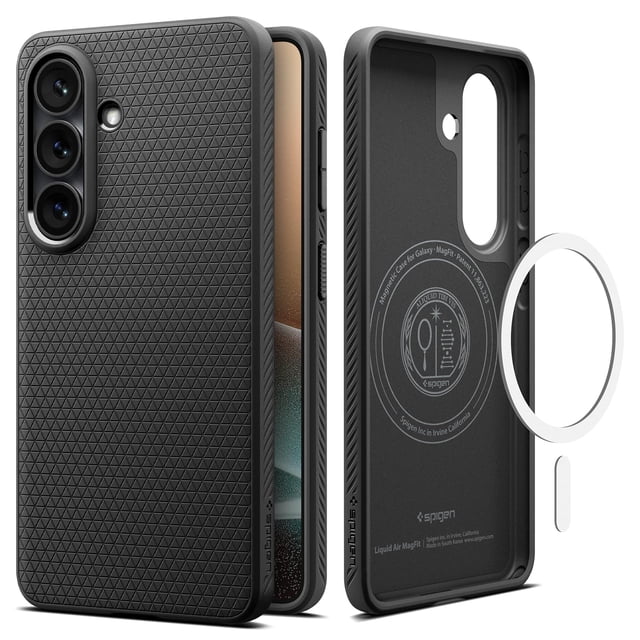 Funda Spigen Liquid Air MagFit para Galaxy S26 Plus, negro mate