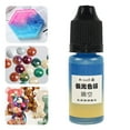 thumbnail image 2 of Super Glue, Furenl Ink Color High Concentration Metallic Paint Resin Dye Quick Drying Effect Ink Suitable for Epoxy Resin Art Painting Glass Making 10Ml, 1 Bottle of Crystal Glue, 2 of 9