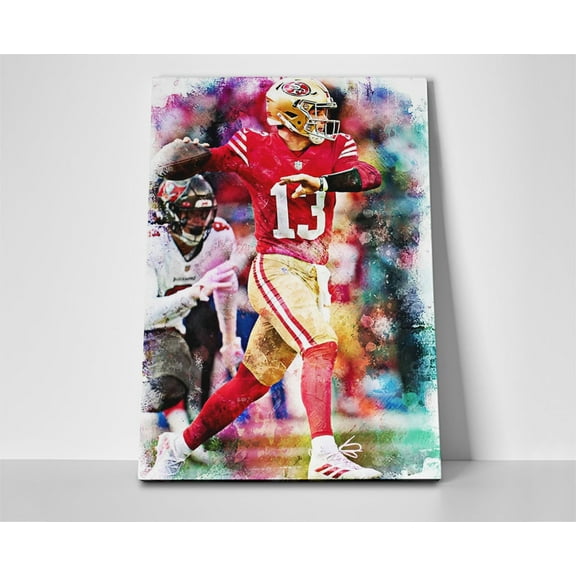 Brock Purdy 49ers Poster or Wrapped Canvas