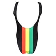 thumbnail image 4 of Women's One Piece Caribbean Flag Rasta Body Shaping Red Yellow Green Monokini Swimsuit Swimwear Bathing Suit, 4 of 7