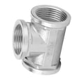 thumbnail image 2 of Easy Install No Leakage Tee Connector, Wear-resistant Threaded Pipe Connector, For Building Materials Hardware Plumbing Gas 1in X 1in X 1in Female Thread, 2 of 8