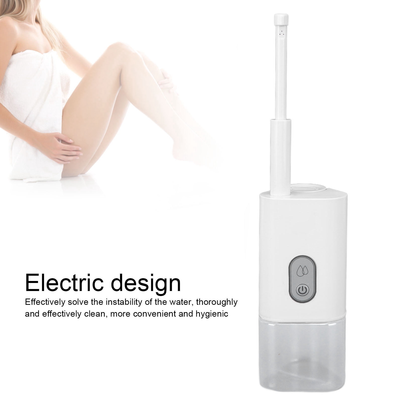 M Buder Portable Travel Bidet 100ml Electric Feminine Handheld Bidet Sprayer for Hygiene Cleaning Postpartum Care 3.38 oz
