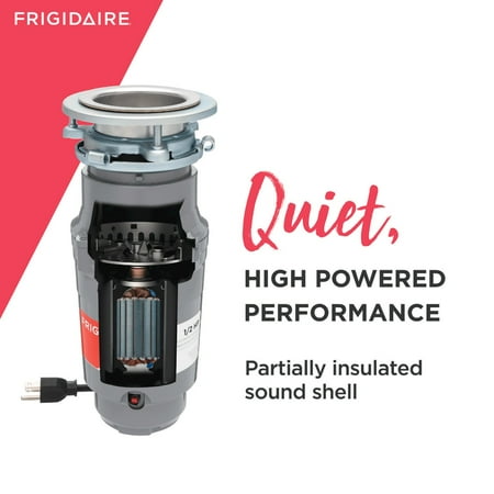 Frigidaire - 1/2HP Garbage Disposal - Gray