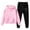 Pink, variant on Outfits for Girls Girls Set Sweatshirt Girls Kids Boys Kids Hooded Tracksuit Unisex Two Piece Outfits Hoodie Sweatshirt Sweatpants Set