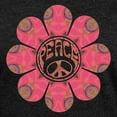 thumbnail image 3 of CafePress - Peace Flower Affection T Shirt - Womens Football Shirt, 3 of 4